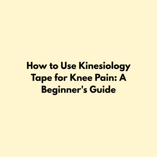 How to Use Kinesiology Tape for Knee Pain: A Beginner's Guide Jointhera Essentials