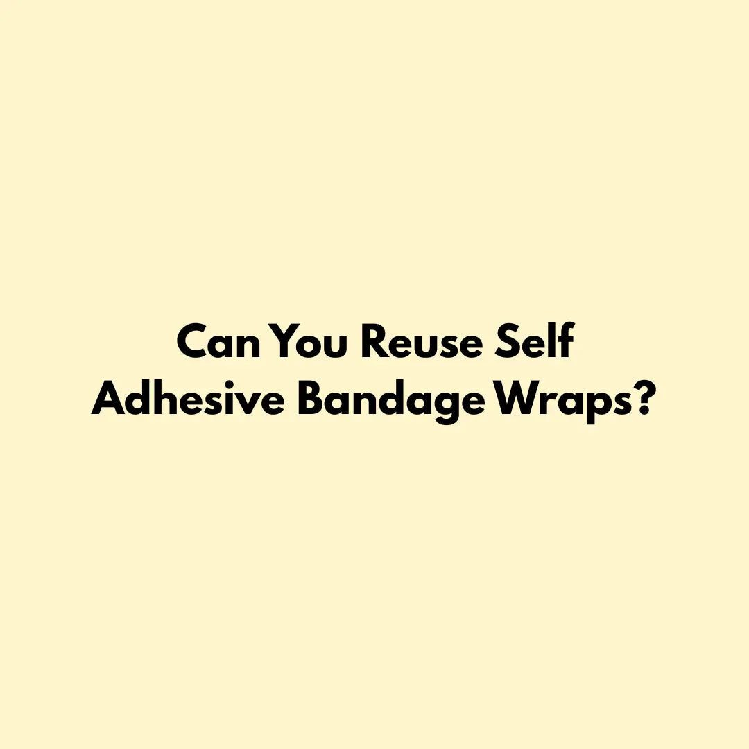 Can You Reuse Self Adhesive Bandage Wraps? Jointhera Essentials