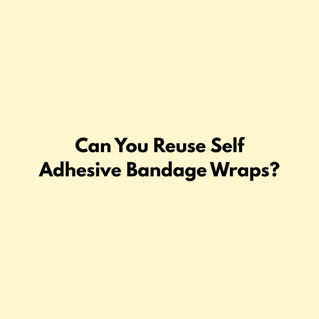 Can You Reuse Self Adhesive Bandage Wraps? Jointhera Essentials