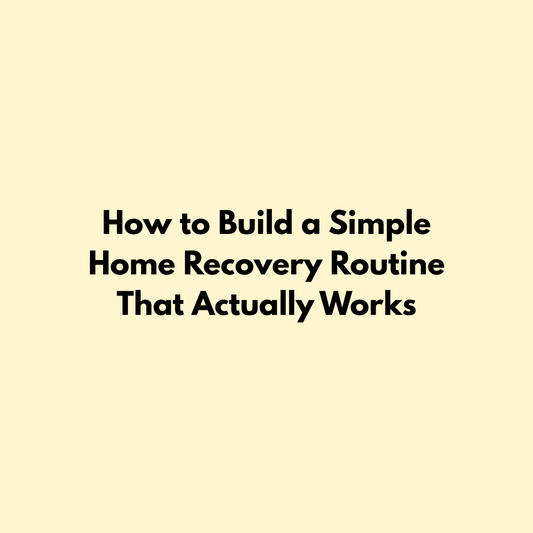 How to Build a Simple Home Recovery Routine That Actually Works Jointhera Essentials