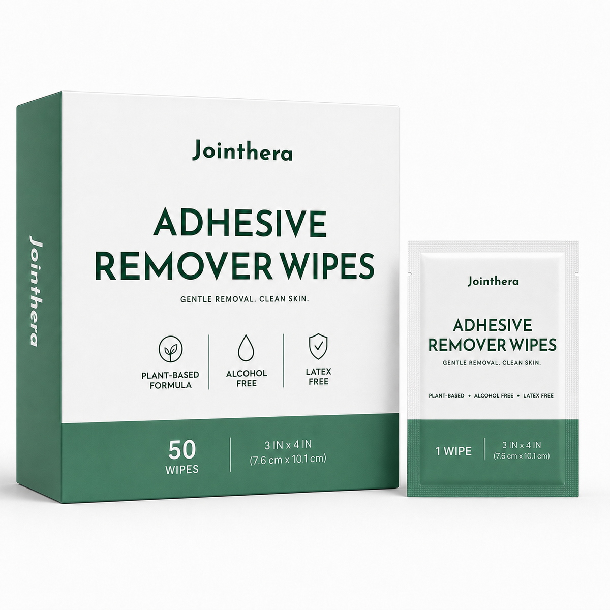 Adhesive Remover Wipes – Gentle, Skin-Friendly Formula for Removing Tape, Residue & Adhesives Safely for Sensitive Skin Jointhera Essentials