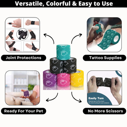 JOINTHERA Premium Latex Free Self Adhesive Bandage Wrap - Versatile