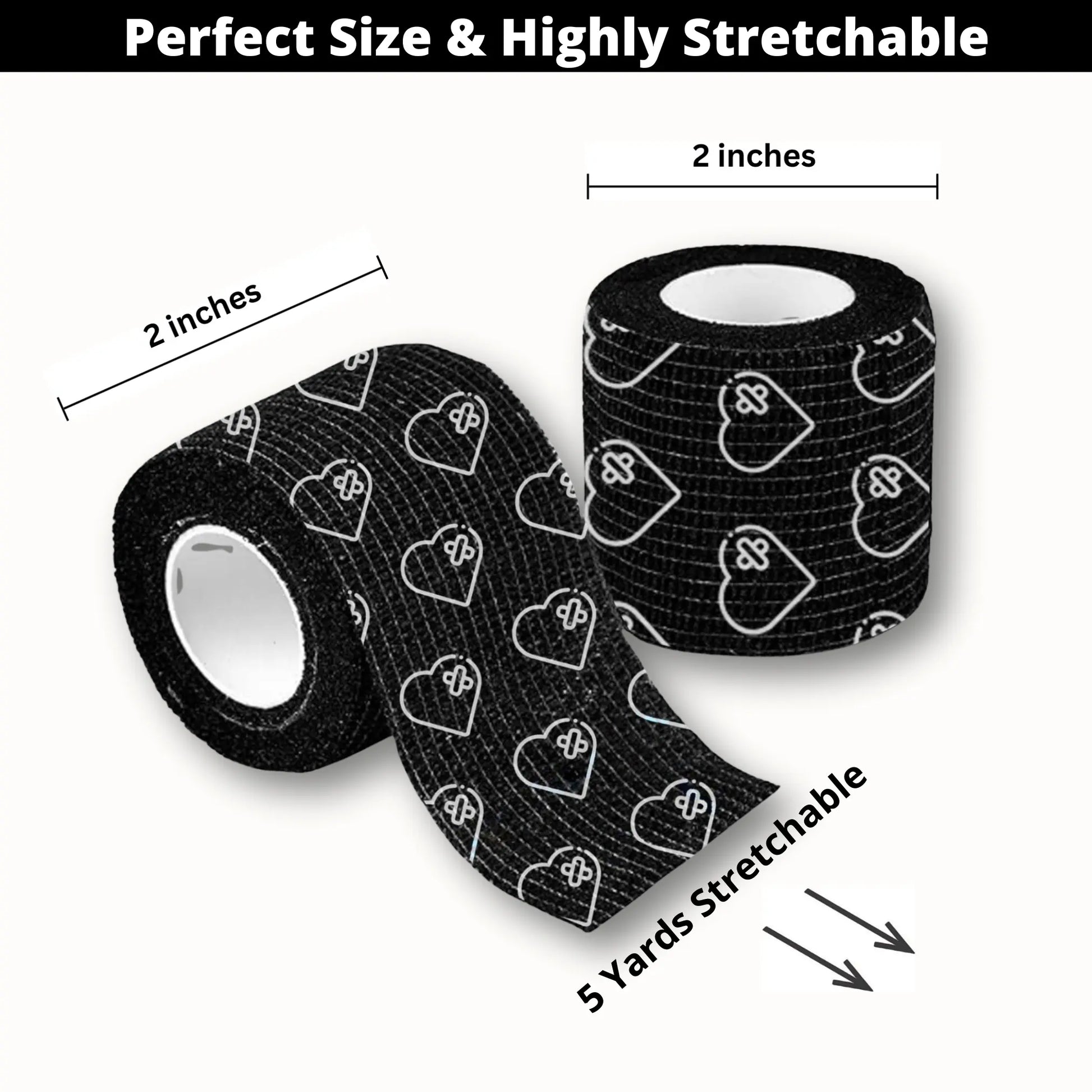 JOINTHERA Premium Latex Free Self Adhesive Bandage Wrap - Size