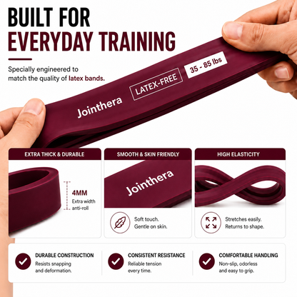Premium Latex Free Resistance Bands For Assisted Pull-Ups, Strength Training & Home Workouts – Set of 5 with Carry Bag & Door Anchor