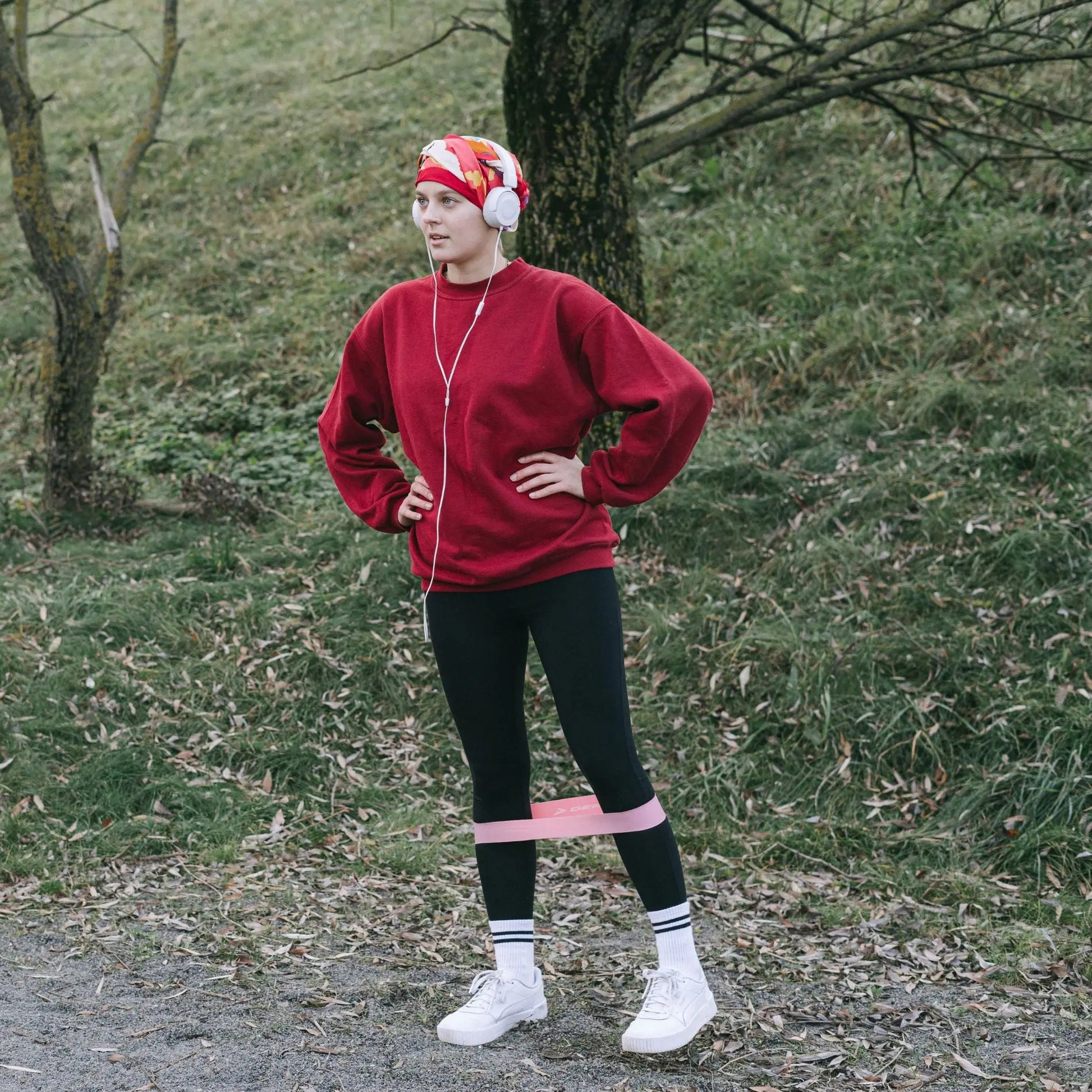 Latex Free Mini Resistance Bands_Example