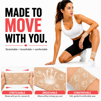 Jointhera beige wrap - made to move, compression and support