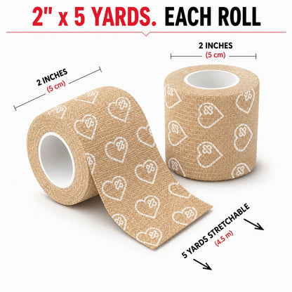 Jointhera beige wrap - 2 inches by 5 yards per roll
