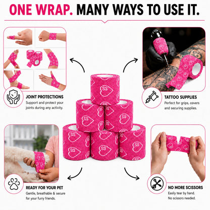 Jointhera pink wrap - one wrap, many ways